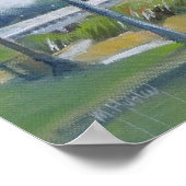 Jacksonville Florida Ortega Bridge Poster (Ecke)