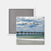 Jacksonville, Florida Pier Magnet (Vorderseite/Rückseite)
