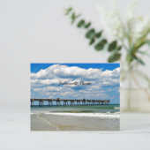 Jacksonville, Florida Pier Postkarte (Stehend Vorderseite)