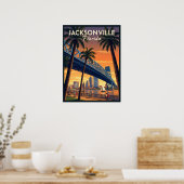 Jacksonville Florida Poster (Küche)