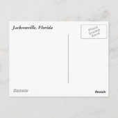 Jacksonville, Florida Postkarte (Rückseite)