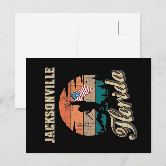 Jacksonville Florida Postkarte (Vorne/Hinten)