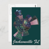 Jacksonville Florida Postkarte (Vorne/Hinten)