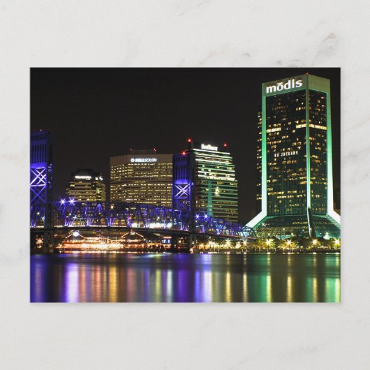 Jacksonville Florida Postkarte (Vorderseite)