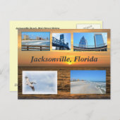 Jacksonville, Florida Postkarte (Vorne/Hinten)