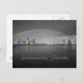 Jacksonville, Florida Rainbow Postkarte (Vorne/Hinten)
