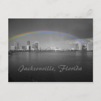 Jacksonville, Florida Rainbow Postkarte