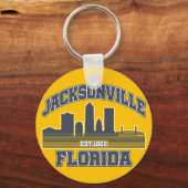 Jacksonville, Florida Schlüsselanhänger (Rückseite)