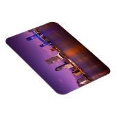 Jacksonville Florida Skyline bei Nacht Magnet (Rechte Seite)