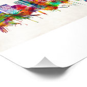 Jacksonville Florida Skyline Fotodruck (Ecke)