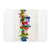 Jacksonville Florida Skyline Magnet (Horizontal)