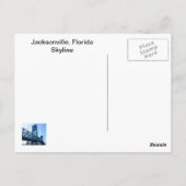 Jacksonville, Florida Skyline Postcard Postkarte (Rückseite)