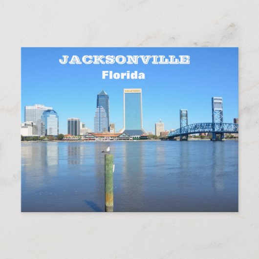 Jacksonville, Florida Skyline Postcard Postkarte (Vorderseite)