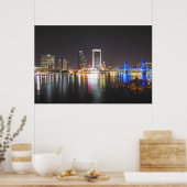 Jacksonville Florida Skyline Poster (Küche)