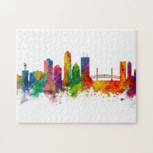 Jacksonville Florida Skyline Puzzle