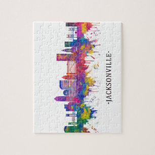 Jacksonville Florida Skyline Puzzle