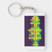 Jacksonville Florida Skyline Schlüsselanhänger (Vorderseite)