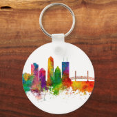 Jacksonville Florida Skyline Schlüsselanhänger (Vorderseite)