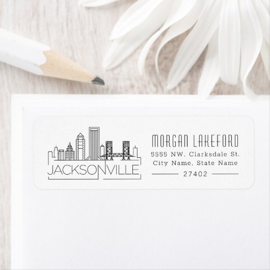 Jacksonville, Florida Stylized Skyline | (Insitu)