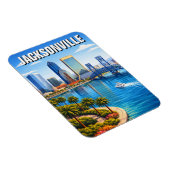 Jacksonville Florida Travel Magnet (Rechte Seite)