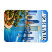 Jacksonville Florida Travel Magnet (Horizontal)