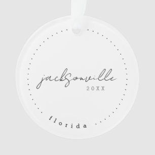Jacksonville Florida Travel Vereinigte Staaten Ein Ornament