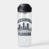 Jacksonville, Florida Trinkflasche (Rückseite)