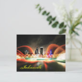 Jacksonville, Florida und der Freundschaftsbrunnen Postkarte (Stehend Vorderseite)