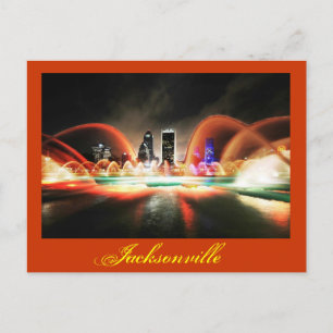 Jacksonville, Florida und der Freundschaftsbrunnen Postkarte