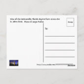 Jacksonville, Florida, USA Postkarte (Rückseite)