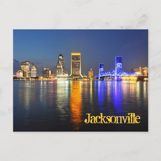 Jacksonville, Florida, USA Postkarte (Vorderseite)
