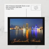 Jacksonville, Florida, USA Postkarte (Vorne/Hinten)