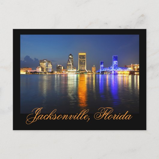 Jacksonville, Florida, USA Postkarte (Vorderseite)