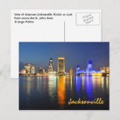 Jacksonville, Florida, USA Postkarte (Vorne/Hinten)