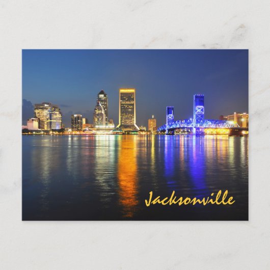 Jacksonville, Florida, USA Postkarte (Vorderseite)