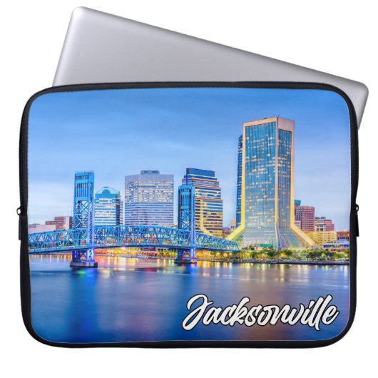 Jacksonville, Florida, Vereinigte Staaten Laptopschutzhülle (Vorderseite)