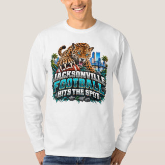Jacksonville Football trifft ins Schwarze Fan T-Shirt