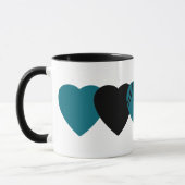 Jacksonville Jaguars Football Heart Design Tasse (Links)