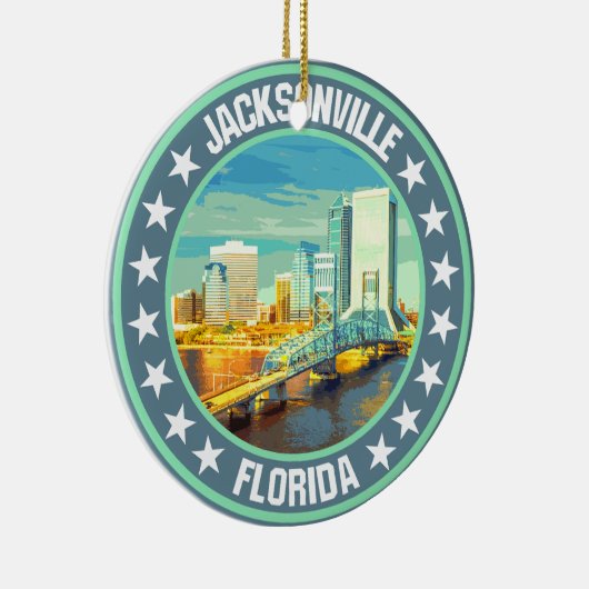 Jacksonville Keramik Ornament (Rechts)