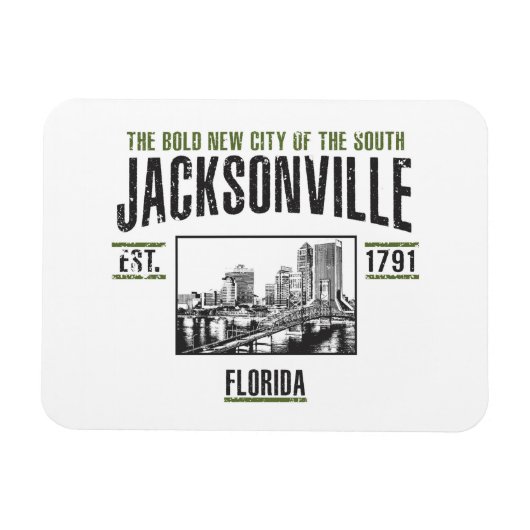 Jacksonville Magnet (Horizontal)
