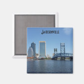 Jacksonville Main Street Bridge Foto Magnet Jax (Vorderseite/Rückseite)