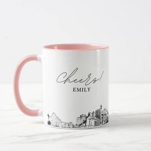 Jacksonville Personalisiert Wedding Coffee Tasse (Links)