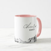 Jacksonville Personalisiert Wedding Coffee Tasse (VorderseiteRechts)