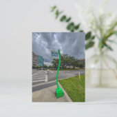 Jacksonville River Walk Schild Postkarte (Stehend Vorderseite)