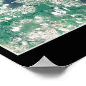 Jacksonville, Satellitenposter von Florida Poster (Ecke)