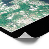 Jacksonville, Satellitenposter von Florida Poster (Ecke)