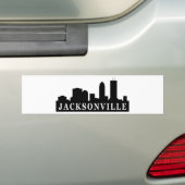 Jacksonville-Skyline Autoaufkleber (Auf Auto)