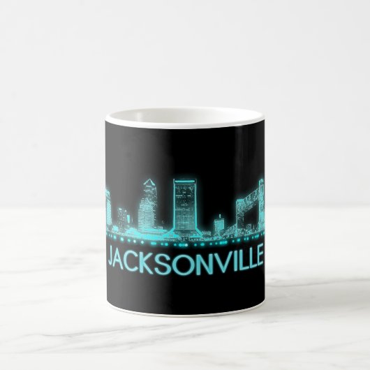 Jacksonville-Skyline Kaffeetasse (Mittel)