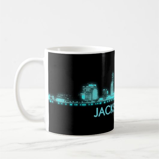 Jacksonville-Skyline Kaffeetasse (Links)