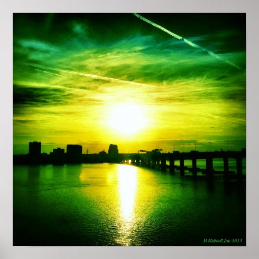 Jacksonville Skylines Poster (Vorne)